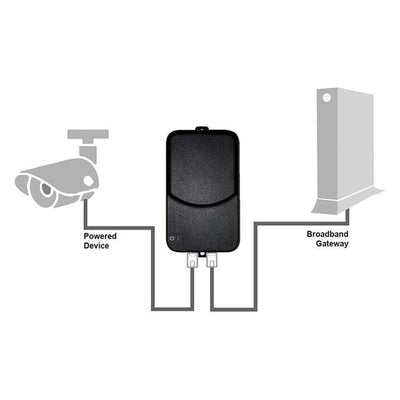 SEBD2APEX-UELE01 by LEA Networks - POE INJECTOR 30W UK DESKTOP 802.