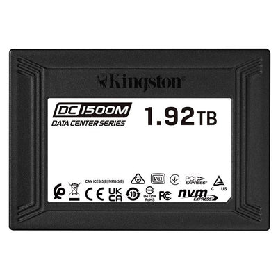 SEDC1500M/1920G by Kingston - U.2 PCIe 3.0 Enterprise SSD 1 DW