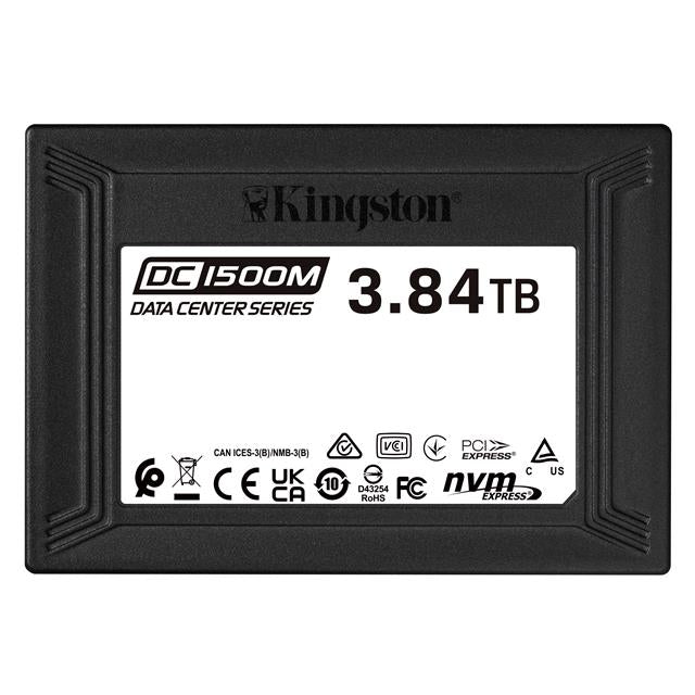 SEDC1500M/3840G by Kingston - U.2 PCIe 3.0 Enterprise SSD 1 DW