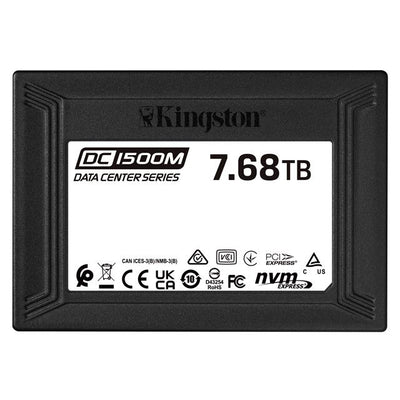 SEDC1500M/7680G by Kingston - U.2 PCIe 3.0 Enterprise SSD 1 DW