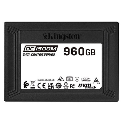 SEDC1500M/960G by Kingston - U.2 PCIe 3.0 Enterprise SSD 1 DW