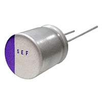 25SEF330M by Panasonic Electronic Components - ALUMIN CAP POLY 330UF 20% 25V T/H