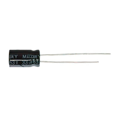 SEK330M063ST by Mallory - ALUMIN CAP 33UF 20% 63V RADIAL