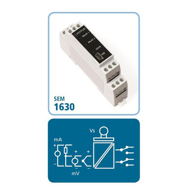 SEM1630 by Status Instruments Ltd - Universal trip amp with 2 relay