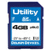 SF04APGJN-U3000-3 by Delkin Devices, Inc. - 4GB PSLC SD CARD (-25C - +85C) S