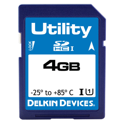 SF04APYJP-U1000-3 by Delkin Devices, Inc. - 4GB MLC SD CARD (-25C - +85C) SM