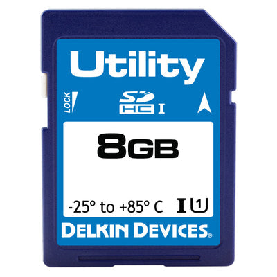 SF08APGJP-U1000-3 by Delkin Devices, Inc. - 8GB MLC SD CARD (-25C - +85C) SM