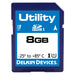 SF08APGJP-U1000-3 by Delkin Devices, Inc. - 8GB MLC SD CARD (-25C - +85C) SM