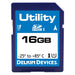 SF16ANZJP-U1000-3 by Delkin Devices, Inc. - 16GB MLC SD CARD (-25C - +85C) S