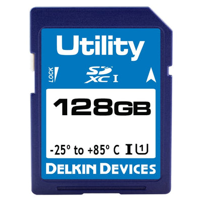SF1HFQYFA-U1000-3 by Delkin Devices, Inc. - 128GB 3D SD CARD (-25C - +85C) S