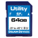 SF64FQYFA-U1000-3 by Delkin Devices, Inc. - 64GB 3D SD CARD (-25C - +85C) SM