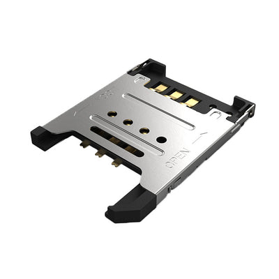 SIM5051-6-0-18-00-A by GCT - MINI SIM HINGED, 6P, SMT, 1.8MM