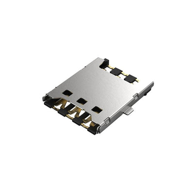SIM8050-6-0-14-01-A by GCT - NANO SIM PUSH PULL, 6P, SMT, 1.3