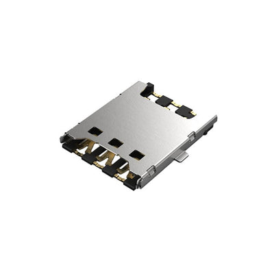 SIM8055-6-1-14-00-A by GCT - SIM NANO PUSH PULL 6P, 1.35MMH,