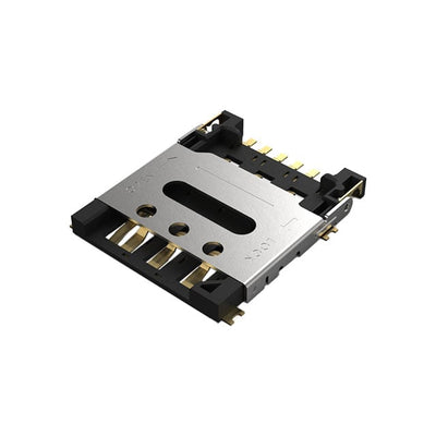 SIM8060-6-0-14-00-A by GCT - SIM NANO HINGED, 6P, 1.40MM PROF