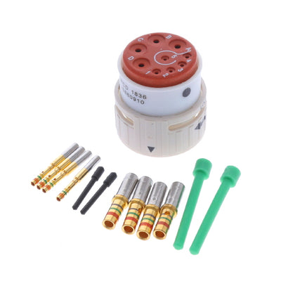 SJS860911 by Amphenol PCD - CONNECTOR PLUG FMALE 9POS GOLD CRIMP