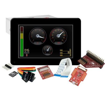 SK-GEN4-50D-CLB-PI by 4D Systems Pty Ltd - DISPLAY LCD TFT 5.0"" 800X480