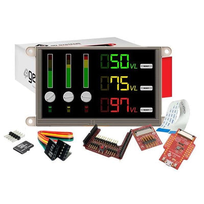 SK-GEN4-50D-SB-AR by 4D Systems Pty Ltd - DISPLAY LCD TFT 5.0"" 800X480