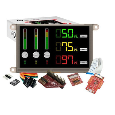 SK-GEN4-50D-SB-PI by 4D Systems Pty Ltd - DISPLAY LCD TFT 5.0"" 800X480