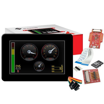 SK-GEN4-50DCT-CLB by 4D Systems Pty Ltd - DISPLAY LCD TFT 5.0"" 800X480