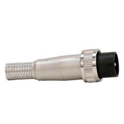 SL404MX by Switchcraft Inc. - CONNECTOR PLUG MALE 4P SILV SLDR CUP
