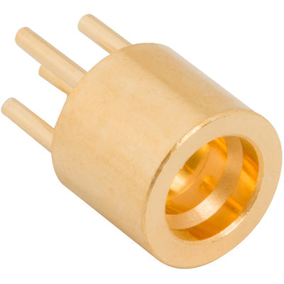 SMP-FS-FDPCT by Amphenol RF - RF CONNECTOR SMP STRAIGHT PCB FU