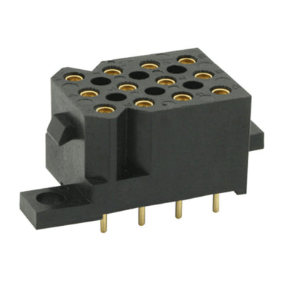 SMS12RE-3S6 by Souriau-Sunbank by Eaton - CONNECTOR RECPT 12POS 0.2 GOLD PCB