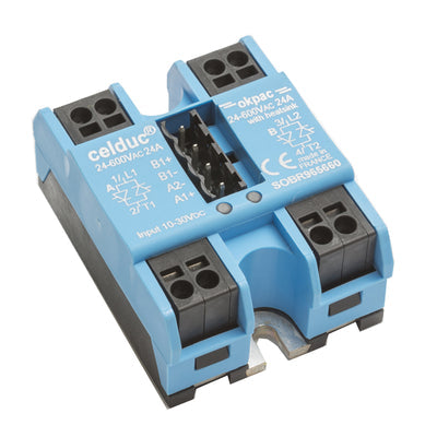 SOBR965560 by Celduc Inc. - SOLIDSTATE RELAY SPST-NO 24A 24-600V