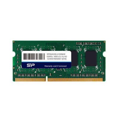 SP004GISLU160NH0 by Silicon Power - MODULE DDR3 SODIMM 4GB 1.6GHZ