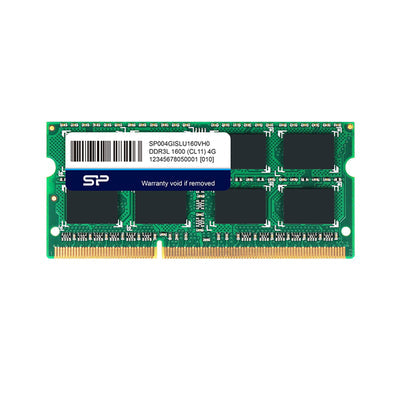 SP004GISLU160VH0 by Silicon Power - MODULE DDR3 SODIMM 4GB 1.6GHZ