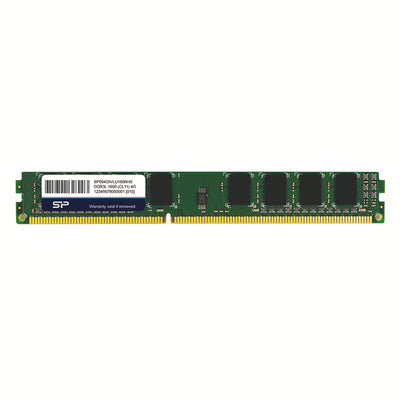 SP004GIVLU160NH0 by Silicon Power - MODULE DDR3 UDIMM-VLP 4GB 1.6GHZ