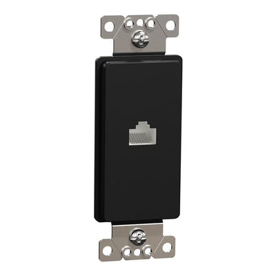 SQR87601BK by Schneider Electric - DATA CAT 6 RJ45 STRAP BK