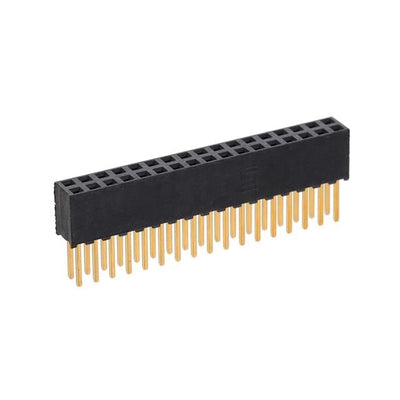 SQT-117-03-H-D by Samtec Inc. - CONNECTOR RECPT 34POS 0.079 GOLD PCB
