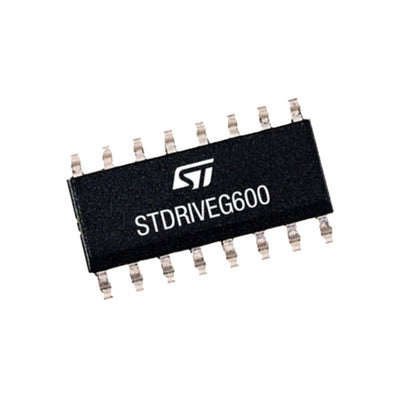STDRIVEG600 by STMicroelectronics - IC HALF BRIDGE DRVR 5.5A/6A 16SO