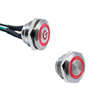 SV7FW3SS-3H1 by E-Switch - SWITCH PB SPST 2A 36V