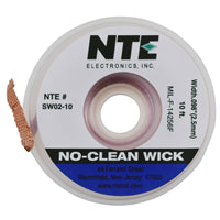 SW02-10 by NTE Electronics, Inc - NC WICK #4 BLUE 10FT