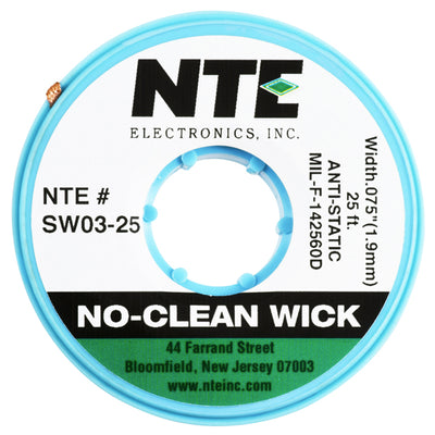 SW03-25 by NTE Electronics, Inc - NC WICK ANIT-STAT #3 25FT