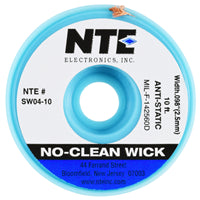 SW04-10 by NTE Electronics, Inc - NC WICK ANTI-STAT #4 10FT