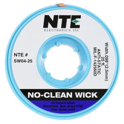 SW04-25 by NTE Electronics, Inc - NC WICK ANTI-STAT #4 25FT