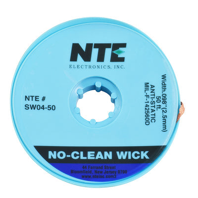SW04-50 by NTE Electronics, Inc - NC WICK ANTI-STAT #4 50FT
