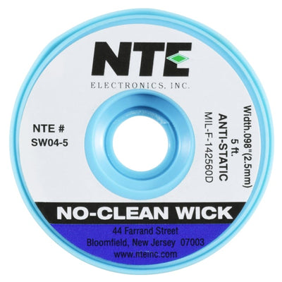 SW04-5 by NTE Electronics, Inc - NC WICK ANTI-STAT #4 5FT
