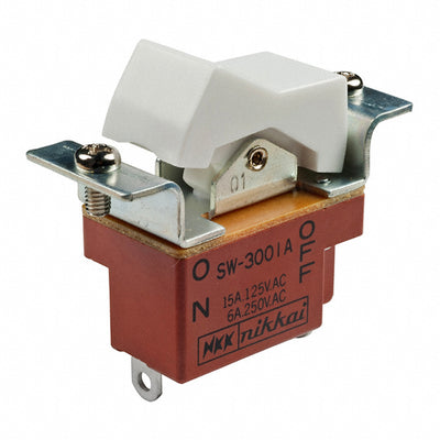 SW3001A by NKK Switches - ROCKER SWITCH SPST 15A 125V