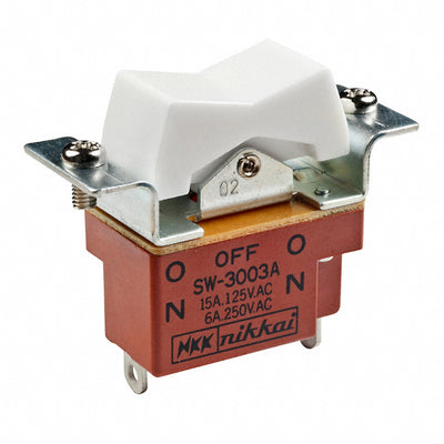 SW3003A by NKK Switches - ROCKER SWITCH SPDT 15A 125V