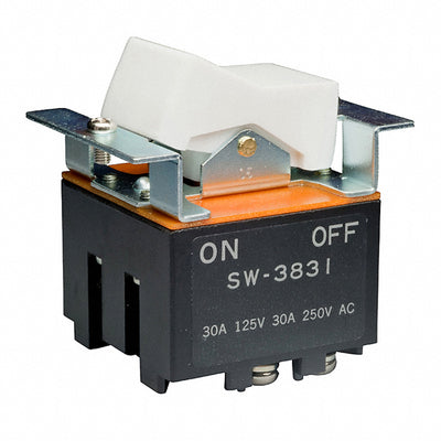 SW3831 by NKK Switches - ROCKER SWITCH 3PST 30A 125V