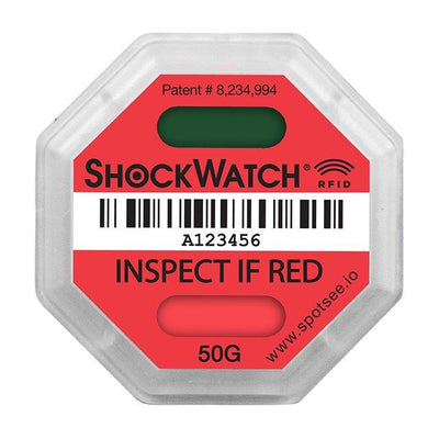 SWRFID-50G by SpotSee - SHOCKWATCH RFID-50G (RED)