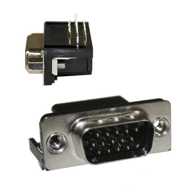681-015-113R171 by NorComp Inc. - CONNECTOR D-SUB HD PLUG 15P R/A SLDR