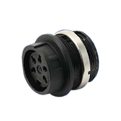 T 3427 000 by Amphenol Tuchel Industrial - CONNECTOR RECPT FMALE 6P SOLDER CUP