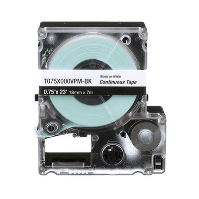 T075X000VPM-BK by Panduit Corp - MP CASSETTE, CONTINUOUS TAPE, VI
