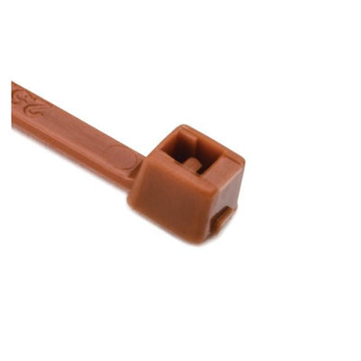 T18R1M4 by HellermannTyton - CABLE TIE LOCKING BRN 18LBS 3.93