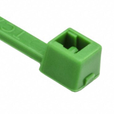 T18R5M4 by HellermannTyton - CABLE TIE LOCKING GRN 18LBS 3.93